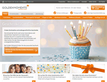 Tablet Screenshot of goldenmoments.at